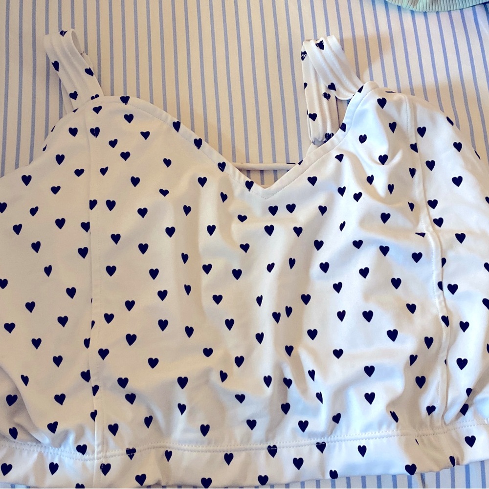 XL kortni jeane black & white hearts latter back 1.0